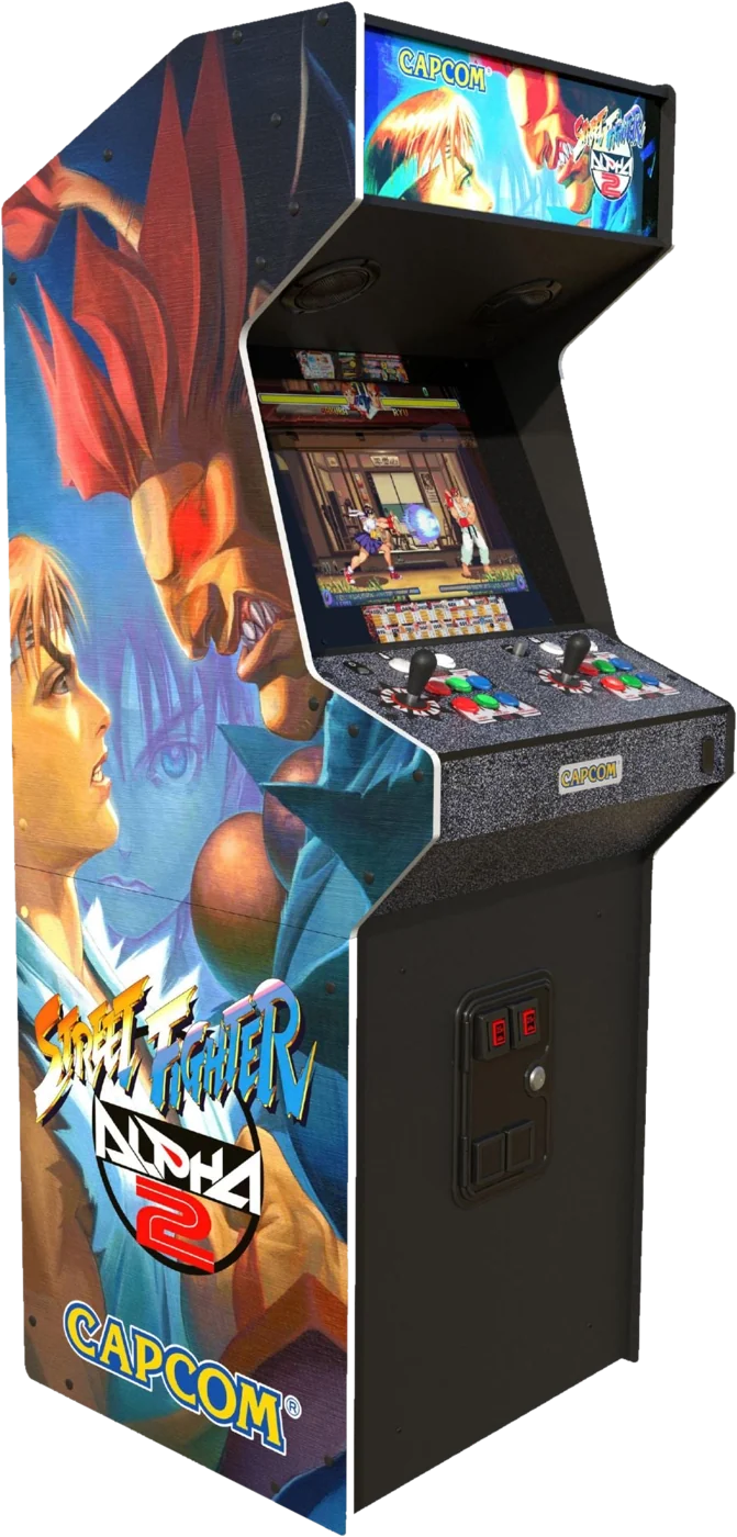 Street Fighter Alpha 2 cabinet by Iconic Arcade